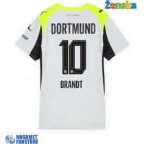 Borussia Dortmund Julian Brandt #10 Gostujuci Dres za Ženska 2025-26 Kratak Rukav